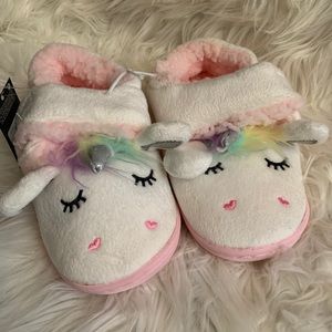 🦄 Unicorn House Slippers - Girl size US13